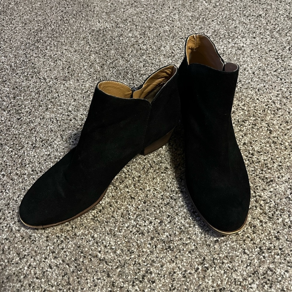 Lucky Brand Suede Ankle Boots